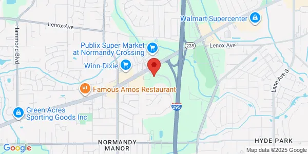 Map of 1524  Normandy Village Pkwy Ste 32 Jacksonville, FL 32221