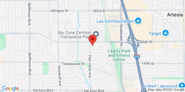 Map of 6430 South St Lakewood, CA 90713