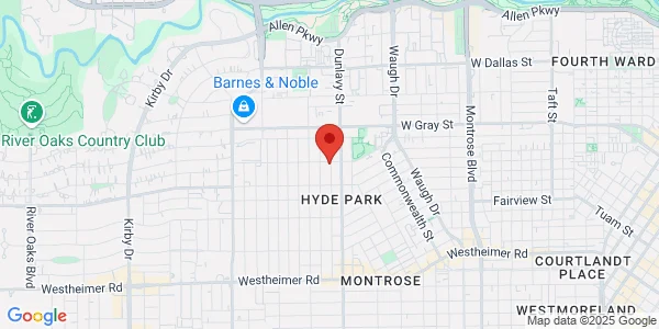 Map of 1706 Park St Houston, TX 77019