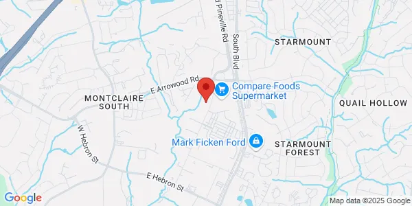 Map of 7704 England St Charlotte, NC 28273