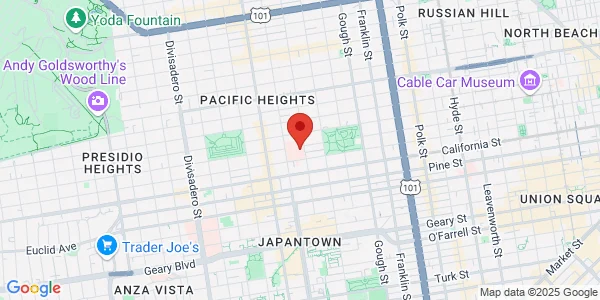 Map of 2333 Buchanan St San Francisco, CA 94115