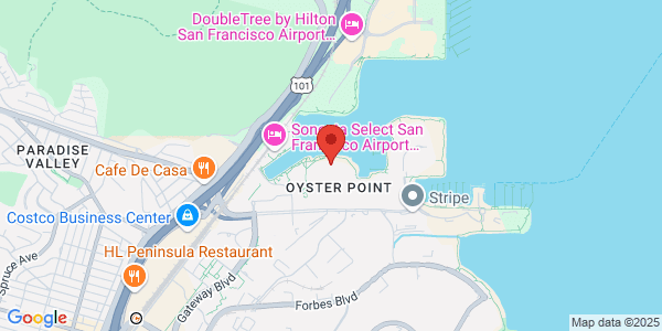 Map of 341 Oyster Point Blvd South San Francisco, CA 94080