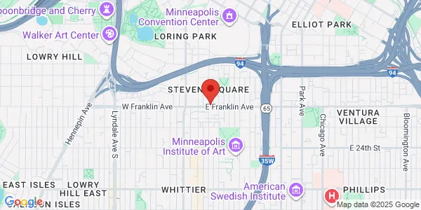 Map of 1925 1st Ave S Minneapolis, MN 55403