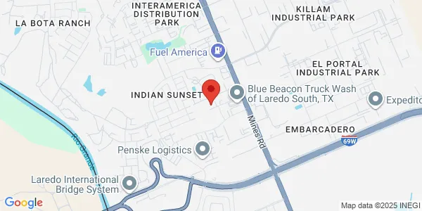 Map of 716 Pellegrino Ct Ste 2 Laredo, TX 78045