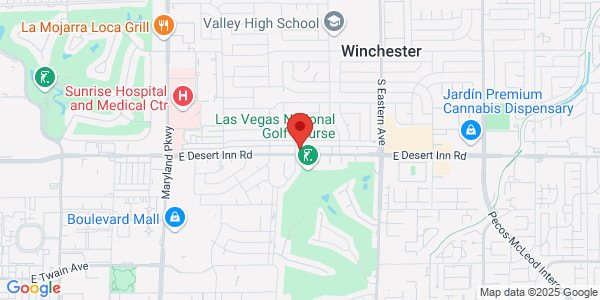 Map of 1900 E Desert Inn Rd Las Vegas, NV 89169
