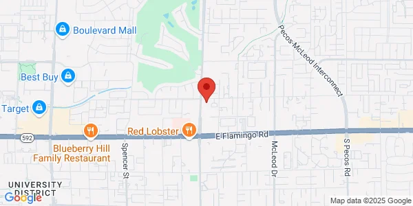 Map of 3920 S Eastern Ave Las Vegas, NV 89119