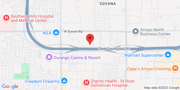 Map of 6675 S Cimarron Rd Ste 105 Las Vegas, NV 89113