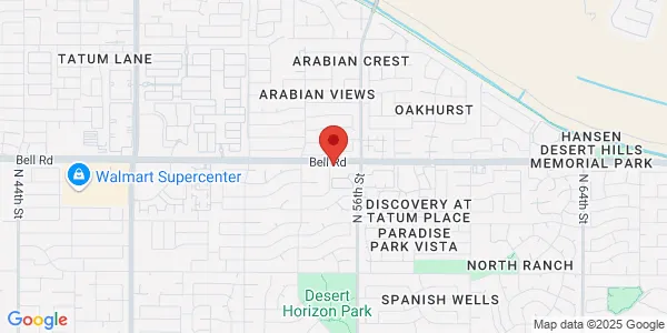 Map of 5533 E Bell Rd Scottsdale, AZ 85254