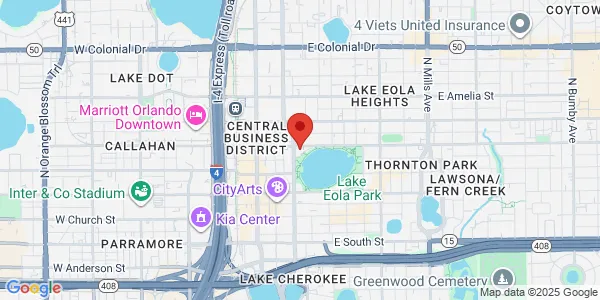 Map of 200 E Robinson St Ste 1120 Orlando, FL 32801