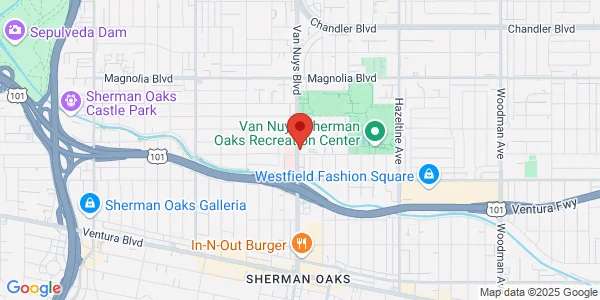 Map of 4910 Van Nuys Blvd Ste 108 Sherman Oaks, CA 91403