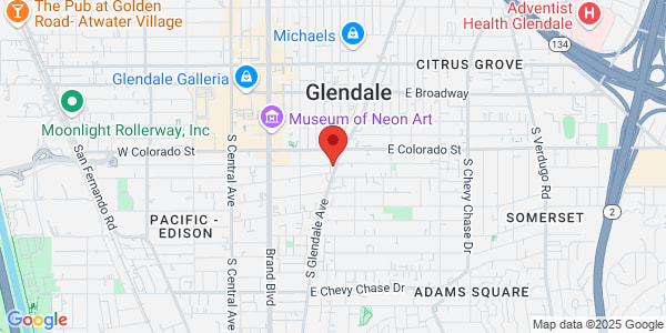 Map of 403 S Glendale Ave Glendale, CA 91205