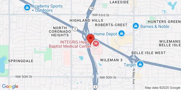 Map of 3366 Nw Expy Ste 150 Oklahoma City, OK 73112