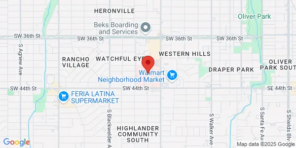 Map of 4221 S Western Ave Ste 4030 Oklahoma City, OK 73109