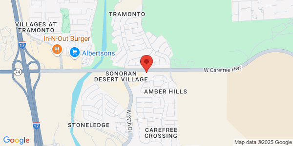 Map of 2525 W Carefree Hwy Bldg 2A, Ste 114 Phoenix, AZ 85085