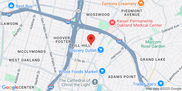 Map of 3012 Summit St Ground Fl,D-Wing Oakland, CA 94609