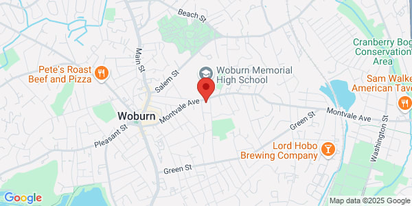 Map of 91 Montvale Ave Woburn, MA 01801