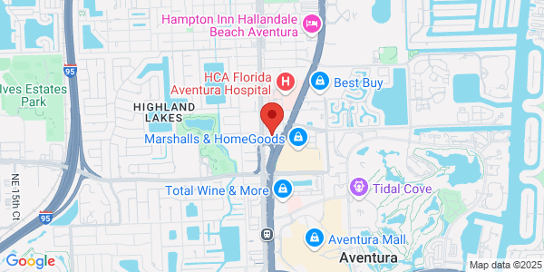 Map of 20601 E Dixie Hwy Ste 350 Aventura, FL 33180