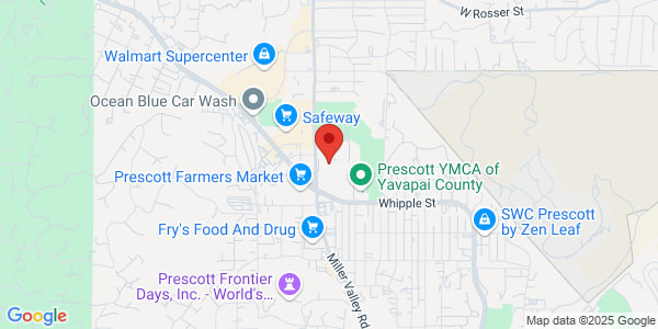 Map of 1003 Willow Creek Rd Prescott, AZ 86301