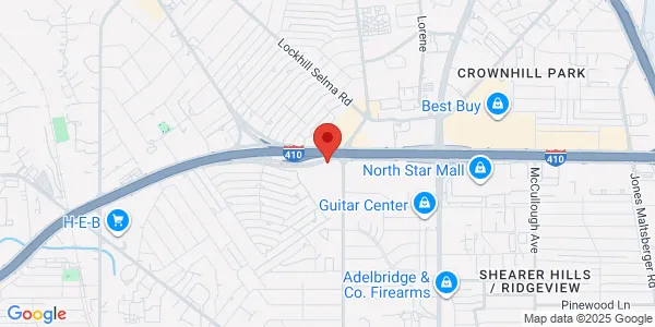 Map of 1010 NW Loop 410 Ste 100A San Antonio, TX 78213
