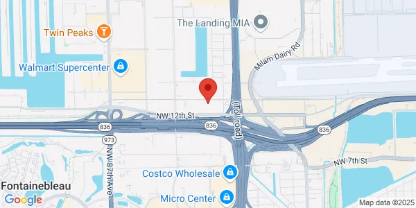 Map of 7925 NW 12th St Ste 129 Miami, FL 33126