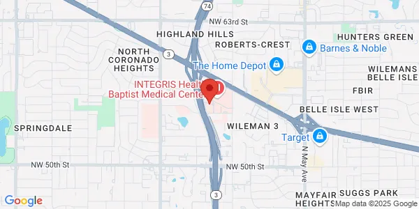 Map of 3435 NW 56th St Bldg A, Ste 100 Oklahoma City, OK 73112