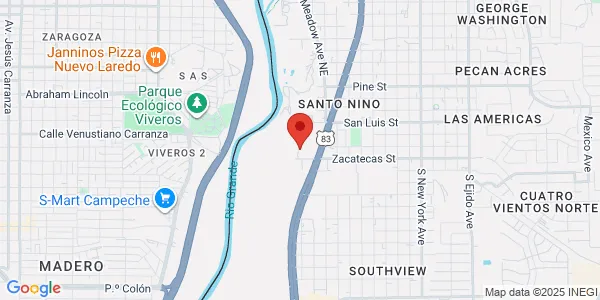 Map of 2316 S Zapata Hwy Ste150 Laredo, TX 78046