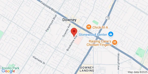 Map of 11525 Brookshire Ave Ste 111 Downey, CA 90241