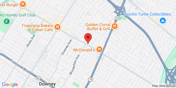 Map of 8515 E Florence Ave Ste 100 Downey, CA 90240