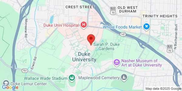 Map of 40 Duke Medicine Cir Clinic 2H Durham, NC 27710