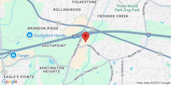 Map of 6301 Herndon Rd Durham, NC 27713