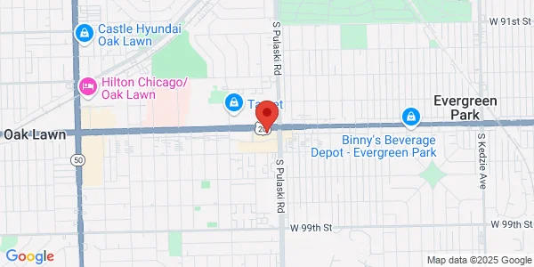 Map of 4061 W 95th St Oak Lawn, IL 60453