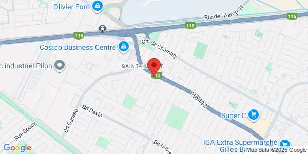 Map of 206-5125 Boulevard Cousineau Saint-Hubert, QC J3Y 3K7 Canada