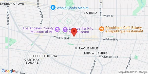 Map of 5757 Wilshire Blvd Ste 8 Los Angeles, CA 90036