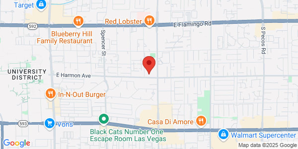 Map of 4475 S Eastern Ave Las Vegas, NV 89119