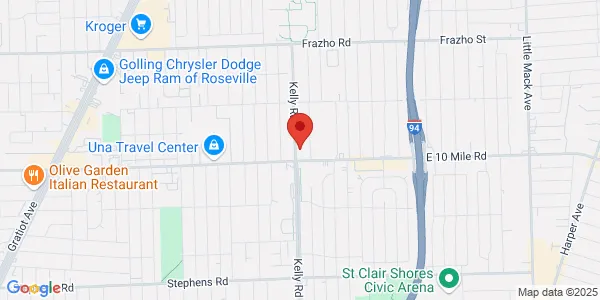 Map of 25100 Kelly Rd Roseville, MI 48066