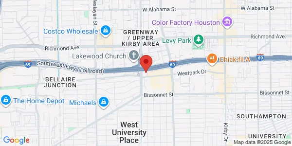 Map of 3625 Southwest Fwy Ste 130 Houston, TX 77027