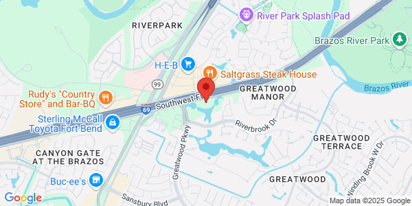 Map of 19875 Southwest Fwy Ste 110 Sugar Land, TX 77479