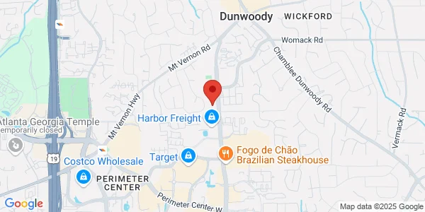 Map of 4800 Ashford Dunwoody Rd Ste 140 Atlanta, GA 30338