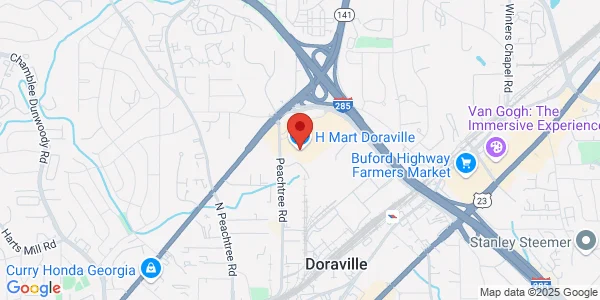 Map of 6035 Peachtree Rd Ste C-218 Atlanta, GA 30360