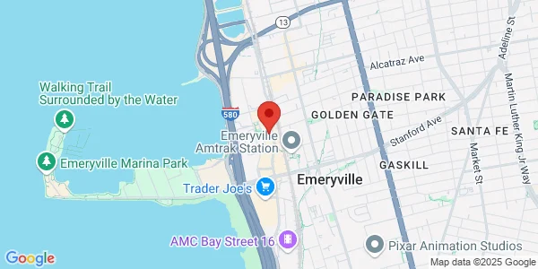 Map of 6001 Shellmound St Emeryville, CA 94608