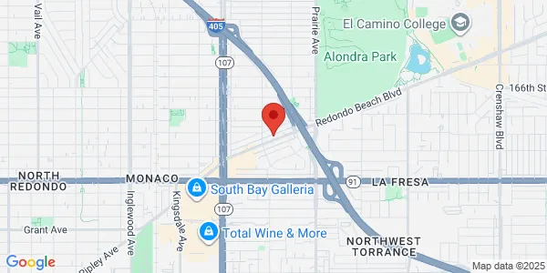 Map of 4161 Redondo Beach Blvd Ste 100 Lawndale, CA 90260