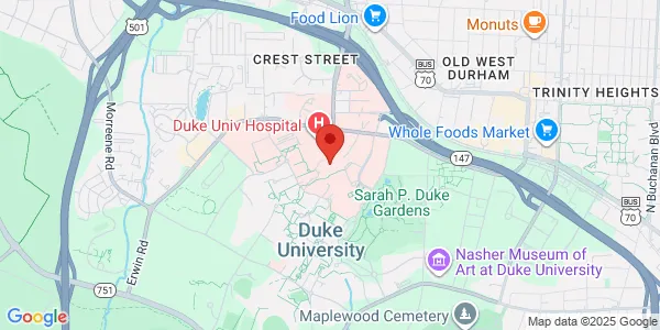 Map of 40 Duke Medicine Cir Room 04290 Durham, NC 27710