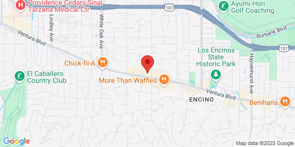 Map of 17323 Ventura Blvd Ste 101 Encino, CA 91316