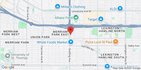 Map of 280 Snelling Ave N Saint Paul, MN 55104