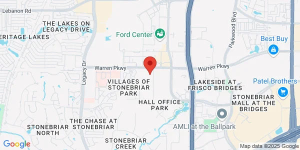 Map of 3211 Internet Blvd Ste 120 Frisco, TX 75034