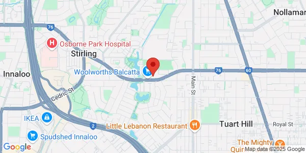 Map of 734 Karrinyup Rd Suite 6 Stirling Western Australia 6021 Australia