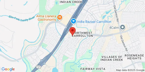 Map of 4070 State Hwy 121 Ste 412 Carrollton, TX 75010