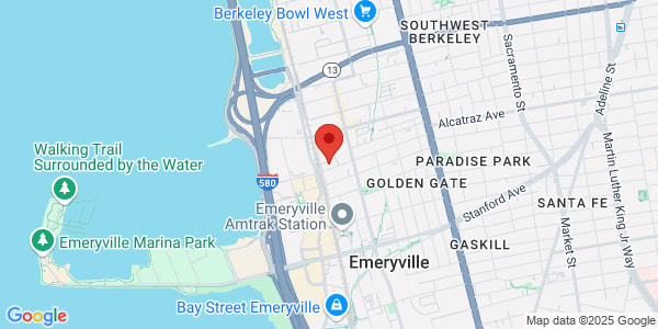 Map of 1480 64th St Ste 100 Emeryville, CA 94608