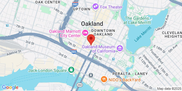 Map of 388 9th St Ste 218-B Oakland, CA 94607
