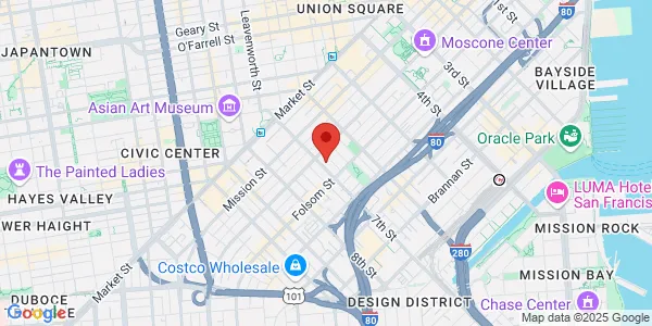 Map of 229 7th St San Francisco, CA 94103